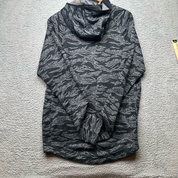 Nike dri fit all over print camo black basketball hoodie sz small - Picture 5 of 6